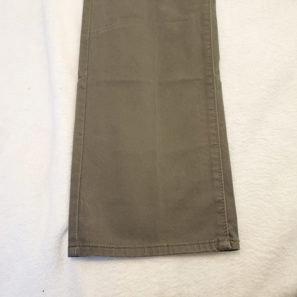 Kirkland Signature Brushed Cotton Twill Pants Men's 32x30 "Burch" (Grey/Green) - Picture 7 of 13